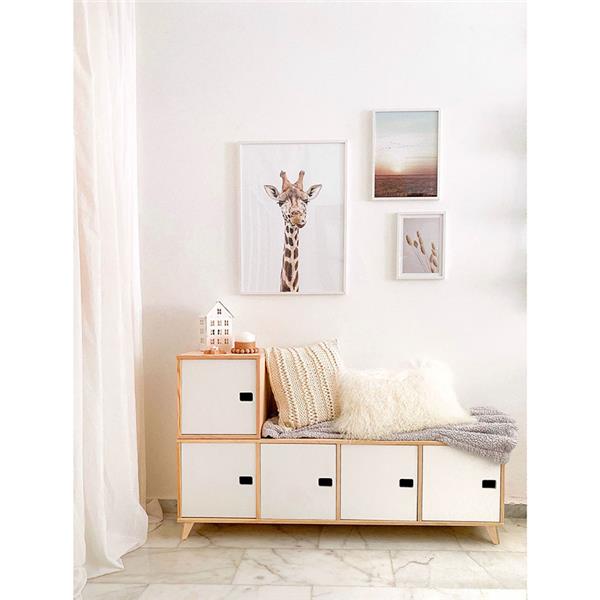 Sistema estanter&iacute;a modular de madera